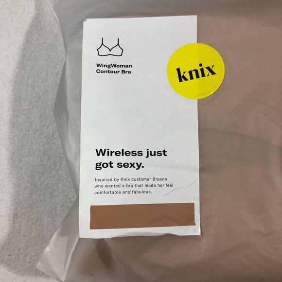 knix Bra Womens 8++ 40G 42G Wingwoman Bra Cavassa Wireless EVBRA110DRB82 NEW $65 - Picture 9 of 15